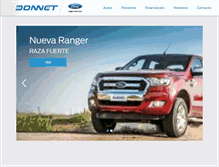 Tablet Screenshot of donnet.com.ar